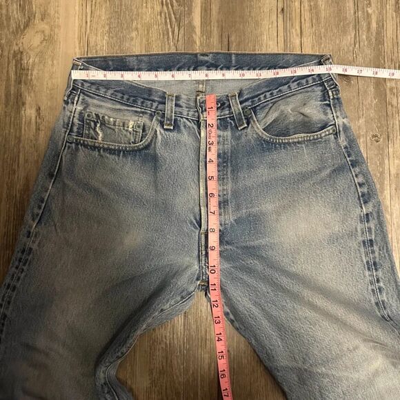 Vintage 70s Levi's 501XX Red Tab Redline Selvedge Denim Jeans Size 30X27 - Picture 6 of 7